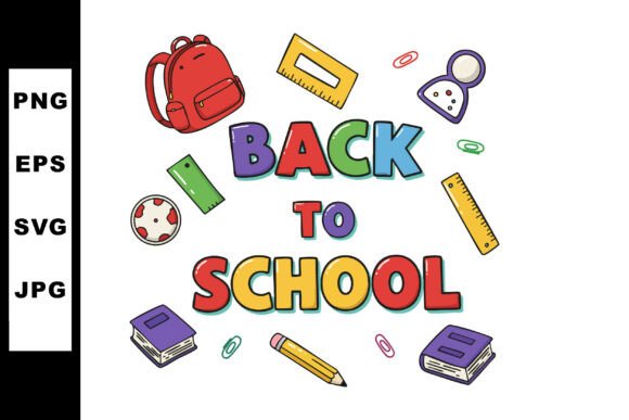 Back to School Colorful Letters with Sch: A Creative Resource for Educators and Creators