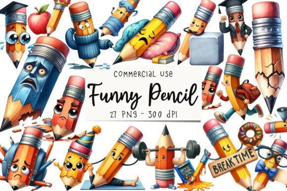 Back to School Funny Pencil Sublimation