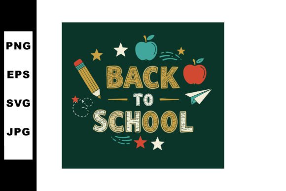 Back to School Vector with Pencil Apples: A Creative Resource for Educators and Designers