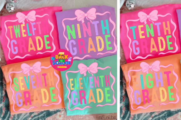 Colorful Grades Back to School Bundle: A Versatile Design Resource for Educators and Creators