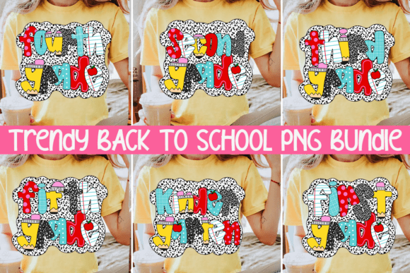 Dot Dalmatian Back to School Png Bundle