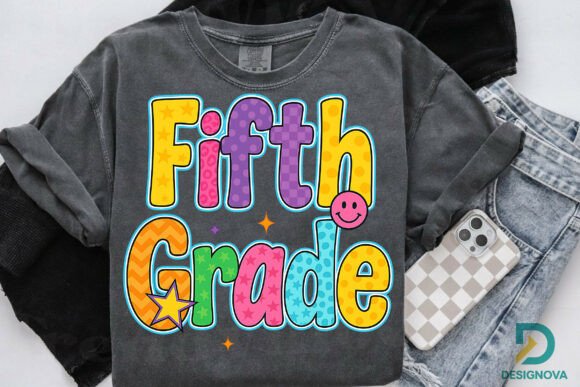 Fifth Grade Back to School PNG Design