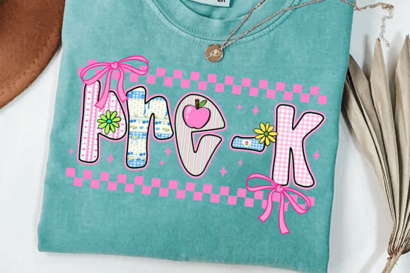 Grandmillennial Pre-K PNG: A Back-to-School Essential for Creative and Practical Use