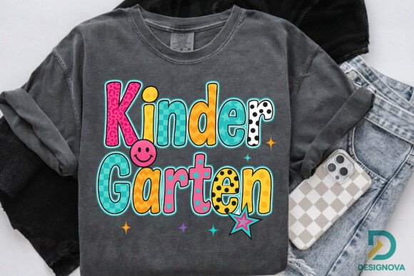 Kindergarten Back to School PNG Design